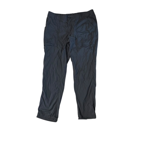 Rei Co-op Womens 10 Petite Black Nylon Stretch Pockets GorpCore Hiker Fishing - Picture 1 of 11